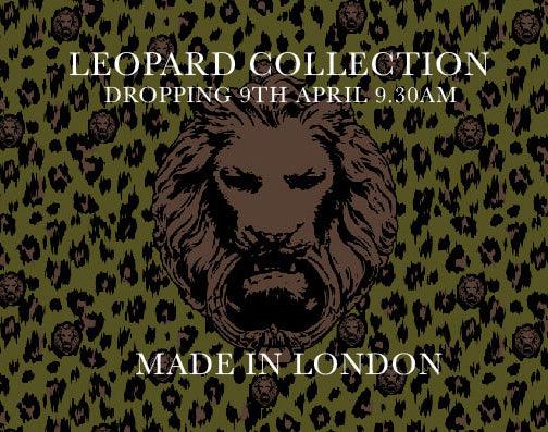 Leopard Collection Drops 9th April 9.30 GMT - NO FIXED ABODE Punkrock Mens Luxury Streetwear UK