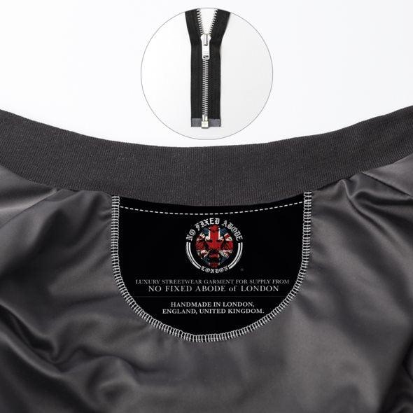 Do You Feel Lucky Balaclava Girl Bomber Jacket - NO FIXED ABODE Punkrock Mens Luxury Streetwear UK
