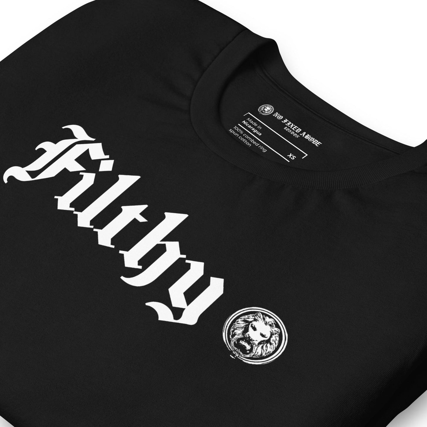 Filthy t-shirt - NO FIXED ABODE Punkrock Mens Luxury Streetwear UK