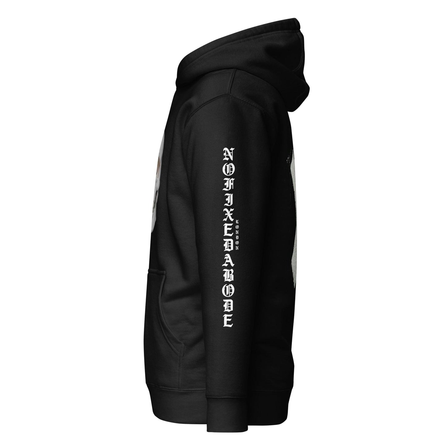 Skull & Cross Hoodie - NO FIXED ABODE Punkrock Mens Luxury Streetwear UK