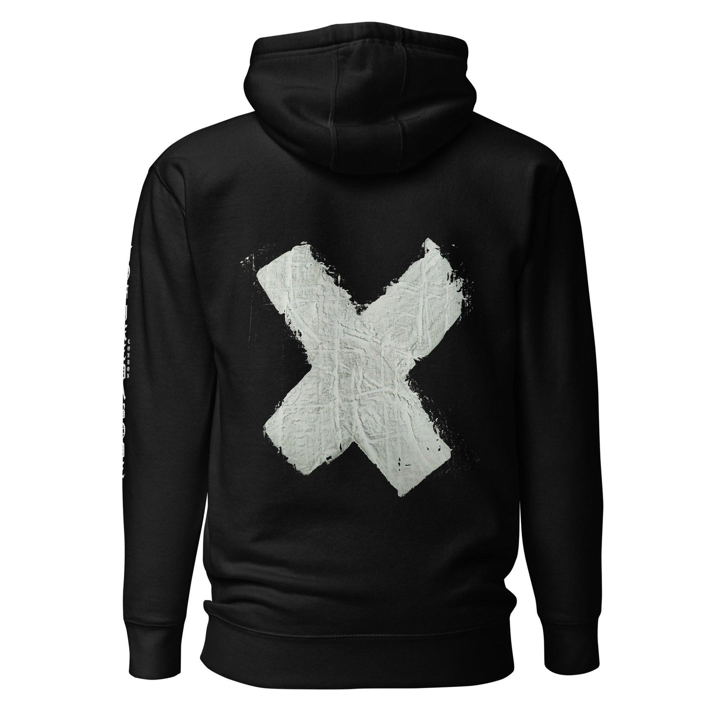 Skull & Cross Hoodie - NO FIXED ABODE Punkrock Mens Luxury Streetwear UK