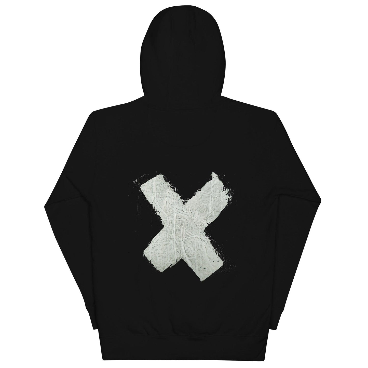 Skull & Cross Hoodie - NO FIXED ABODE Punkrock Mens Luxury Streetwear UK