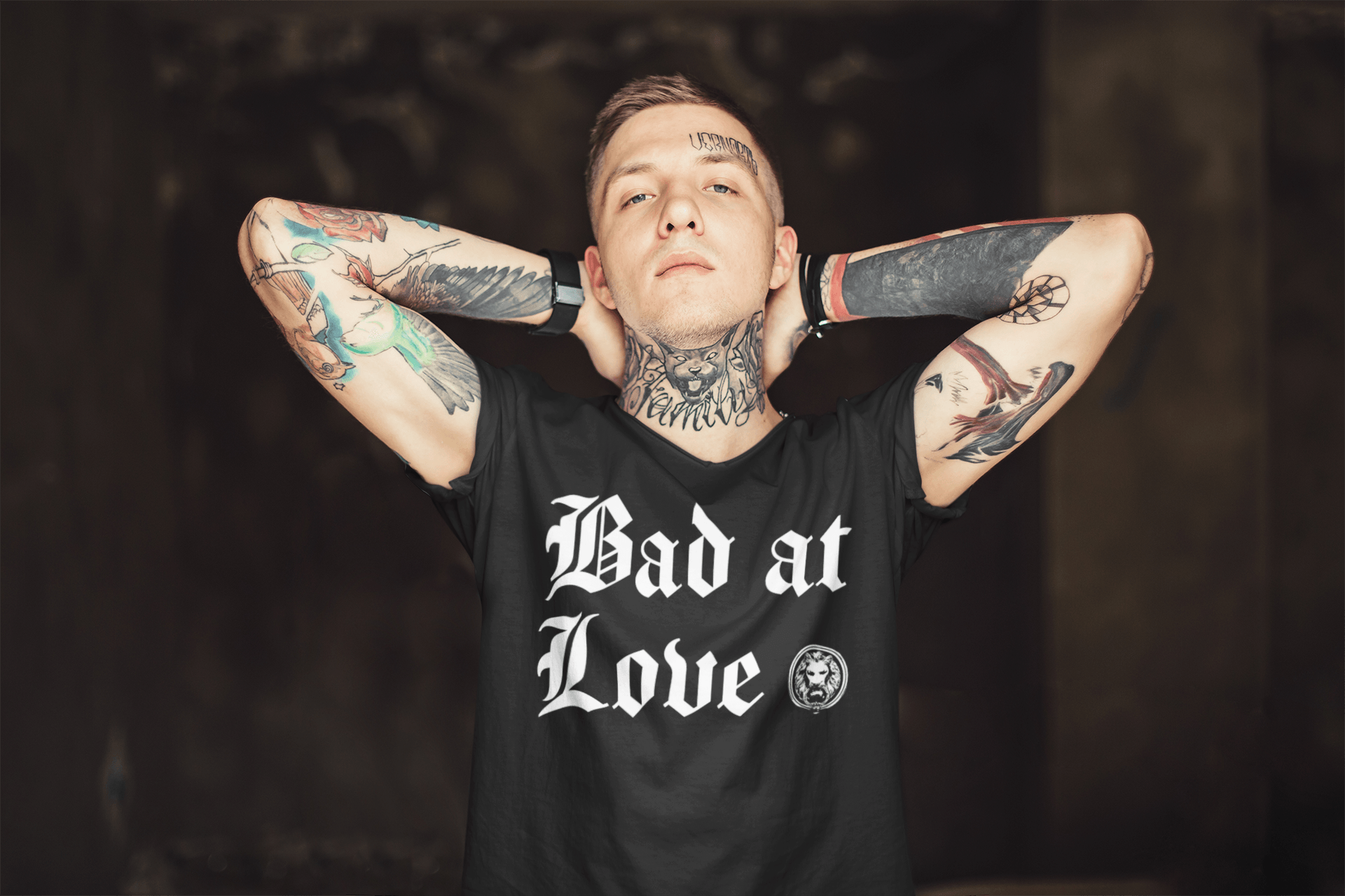 Bad At Love - NO FIXED ABODE Punkrock Mens Luxury Streetwear UK