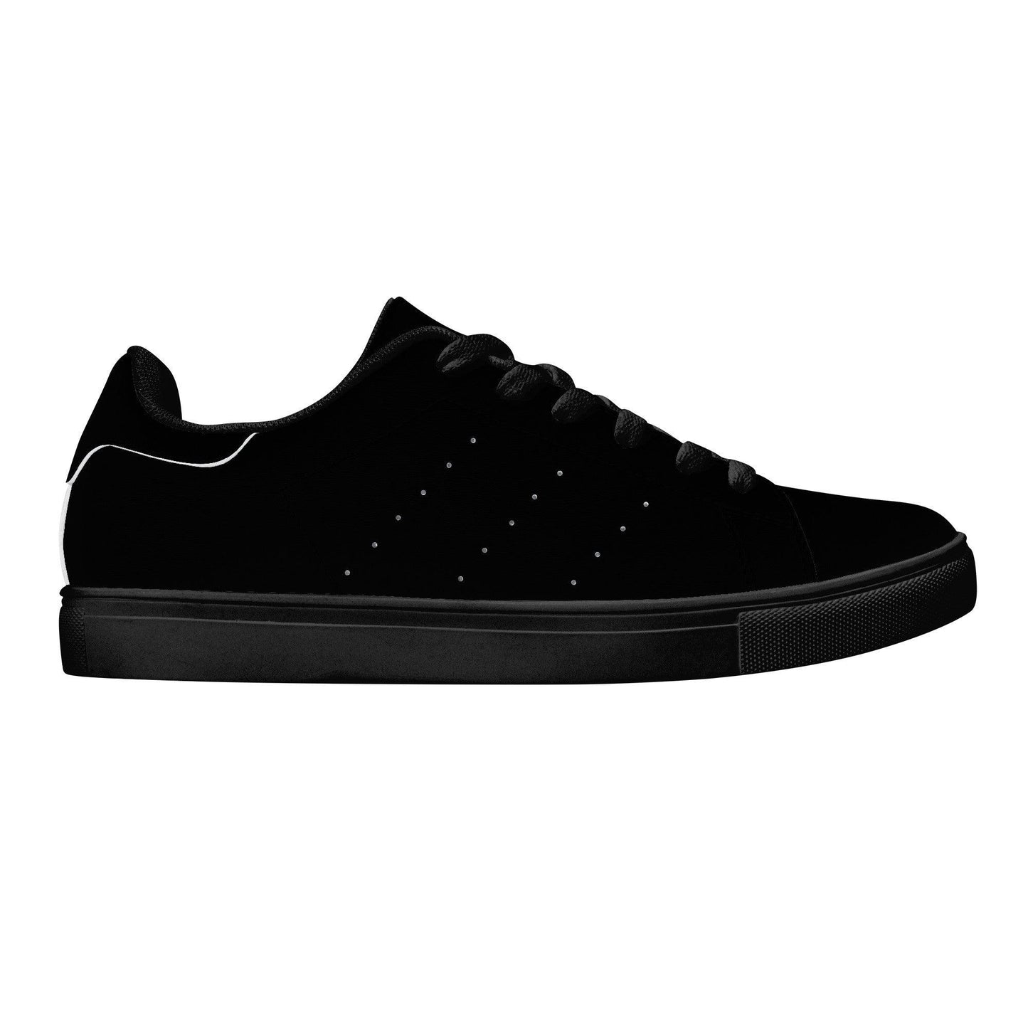 Black Lion Low Top Trainers - NO FIXED ABODE Punkrock Mens Luxury Streetwear UK