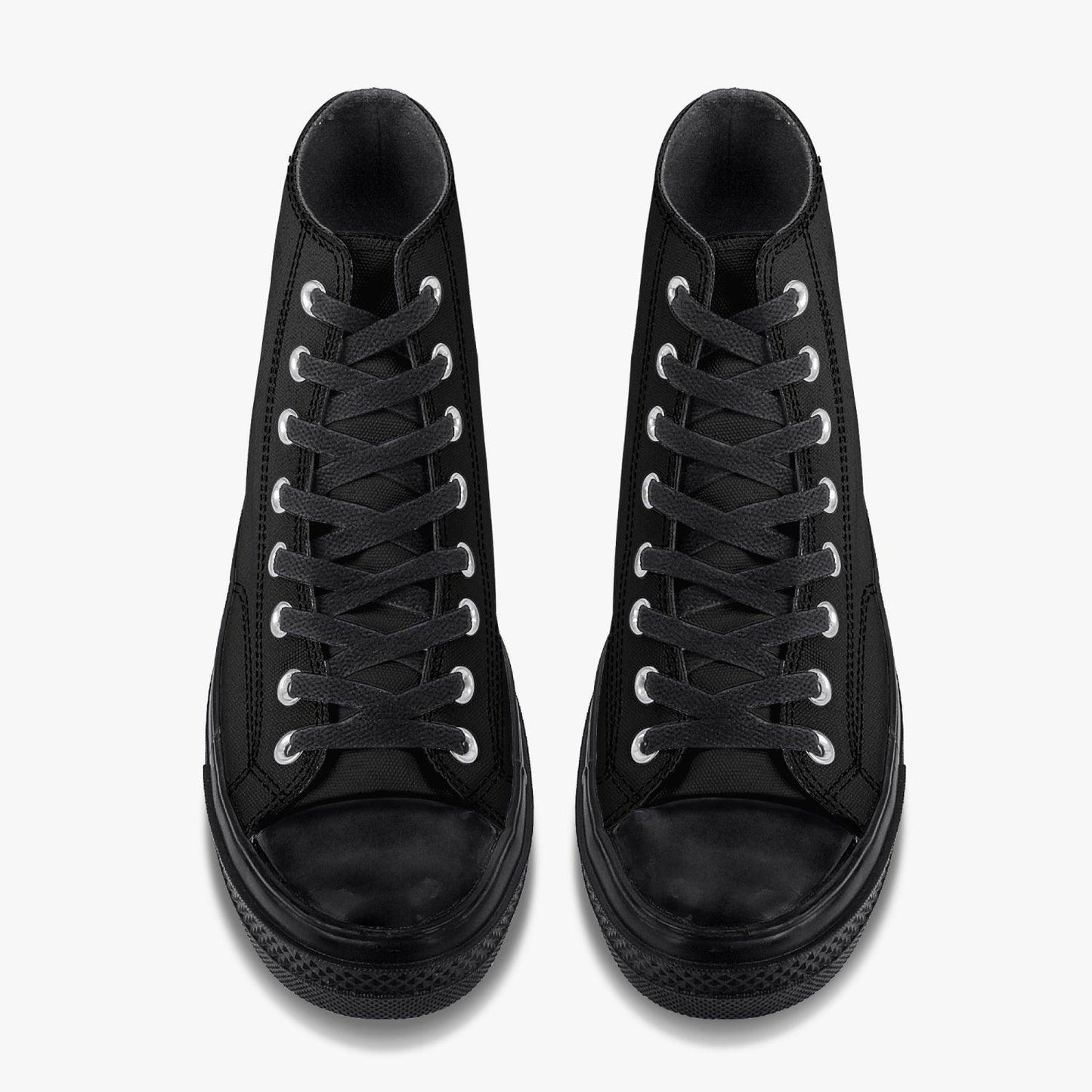 Lion Black High-Tops - NO FIXED ABODE Punkrock Mens Luxury Streetwear UK