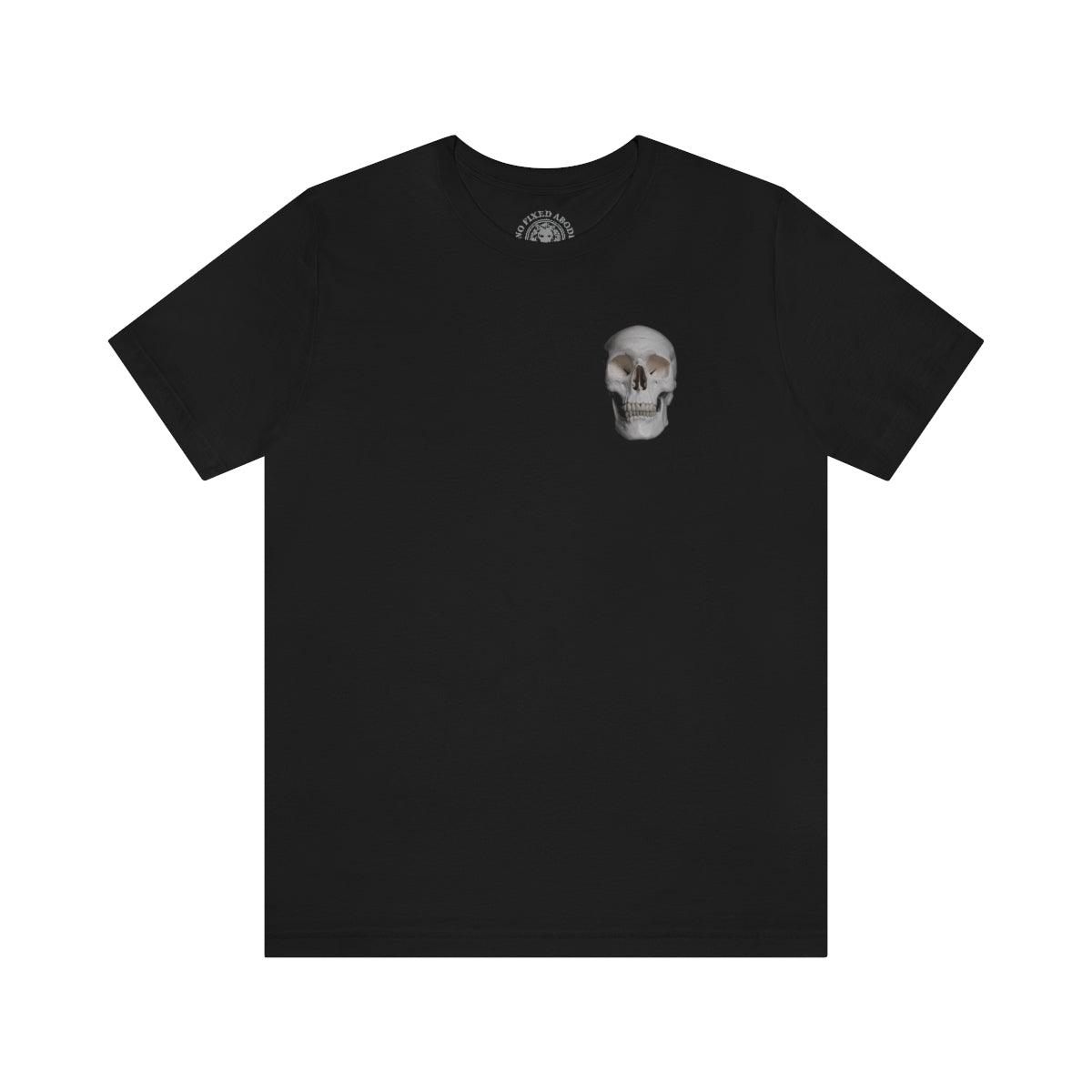 Skull & Cross Short Sleeve Tee - NO FIXED ABODE Punkrock Mens Luxury Streetwear UK