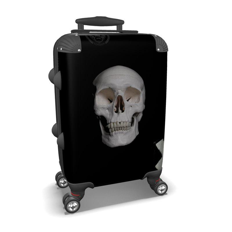 Skull and Cross Suitcase - NO FIXED ABODE Punkrock Mens Luxury Streetwear UK