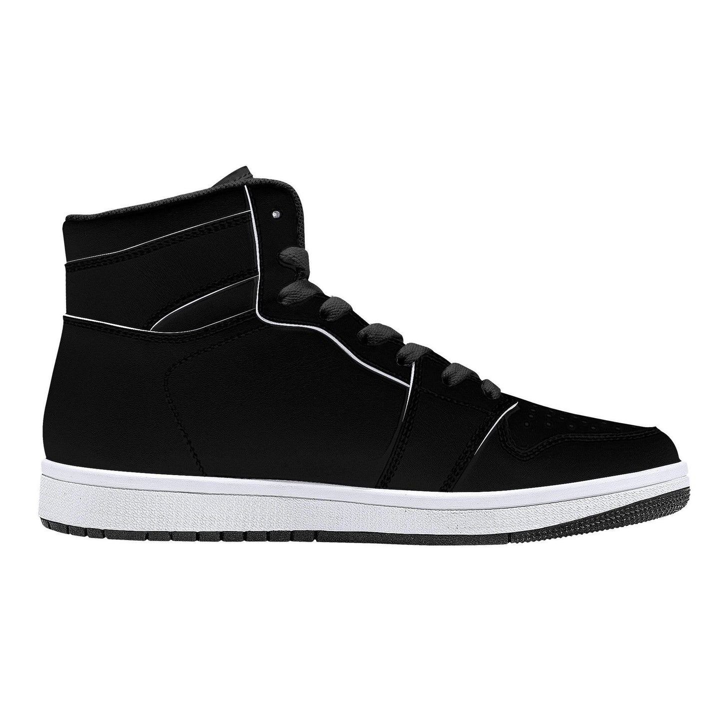 Skull High-Top Trainers - NO FIXED ABODE Punkrock Mens Luxury Streetwear UK