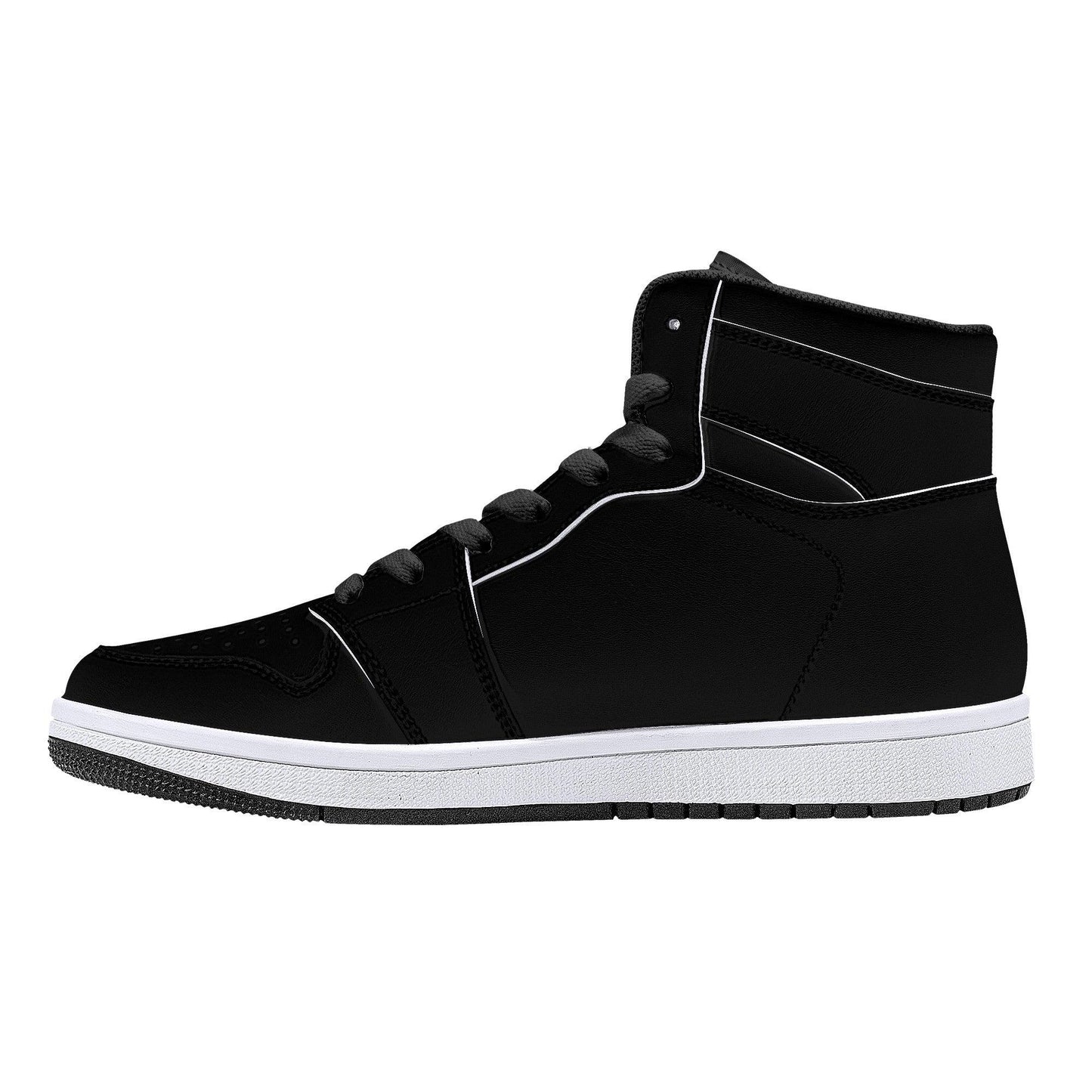 Skull High-Top Trainers - NO FIXED ABODE Punkrock Mens Luxury Streetwear UK