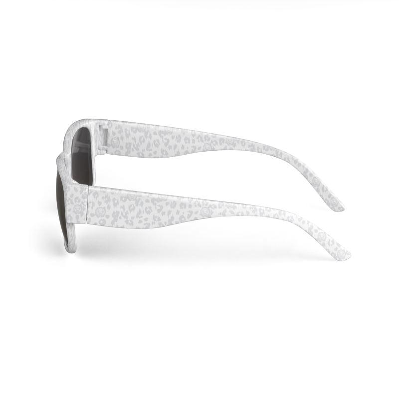 White Leopard Sunglasses - NO FIXED ABODE Punkrock Mens Luxury Streetwear UK
