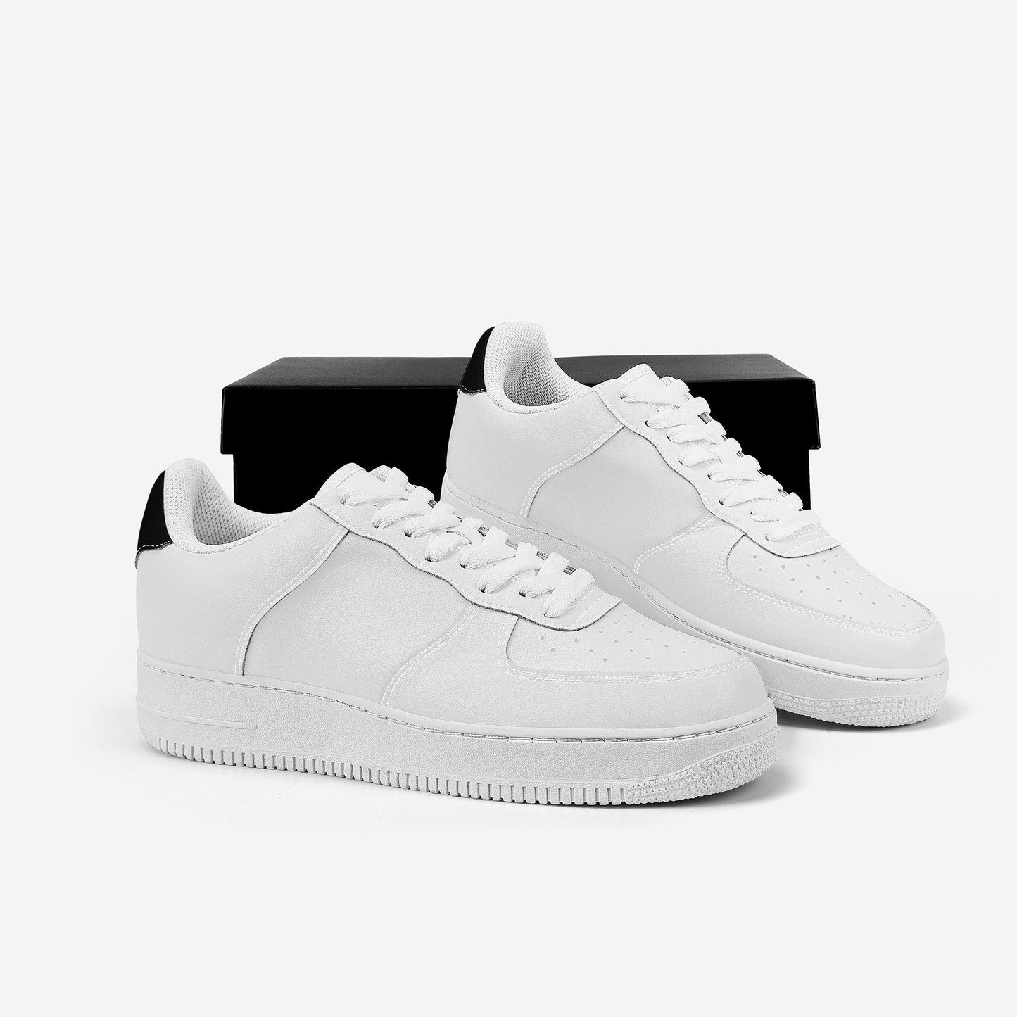 White Lion Low Top Trainers - NO FIXED ABODE Punkrock Mens Luxury Streetwear UK