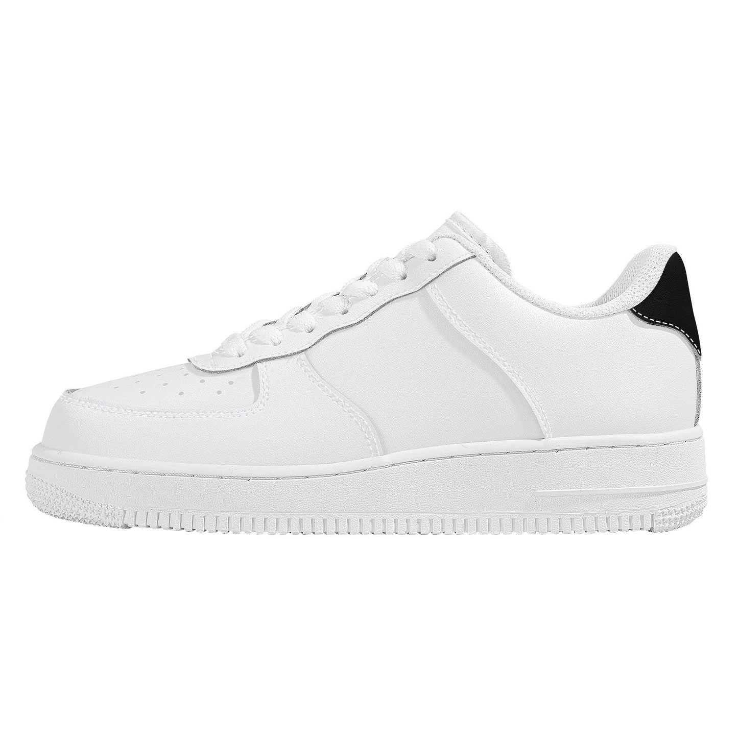 White Lion Low Top Trainers - NO FIXED ABODE Punkrock Mens Luxury Streetwear UK