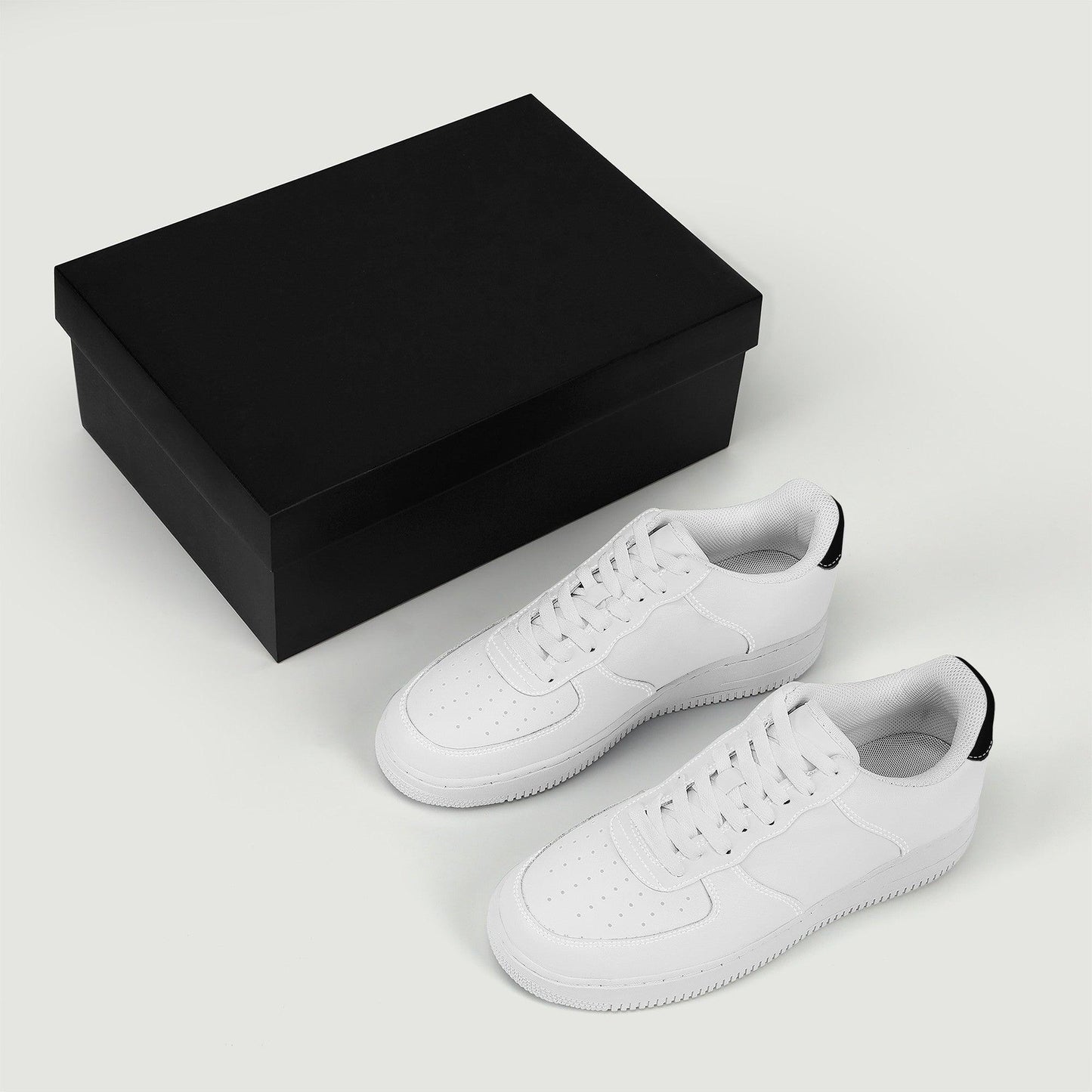 White Lion Low Top Trainers - NO FIXED ABODE Punkrock Mens Luxury Streetwear UK