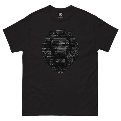 Grey Camo Lion Heavy Oversized TShirt - NO FIXED ABODE Punkrock Mens Luxury Streetwear UK