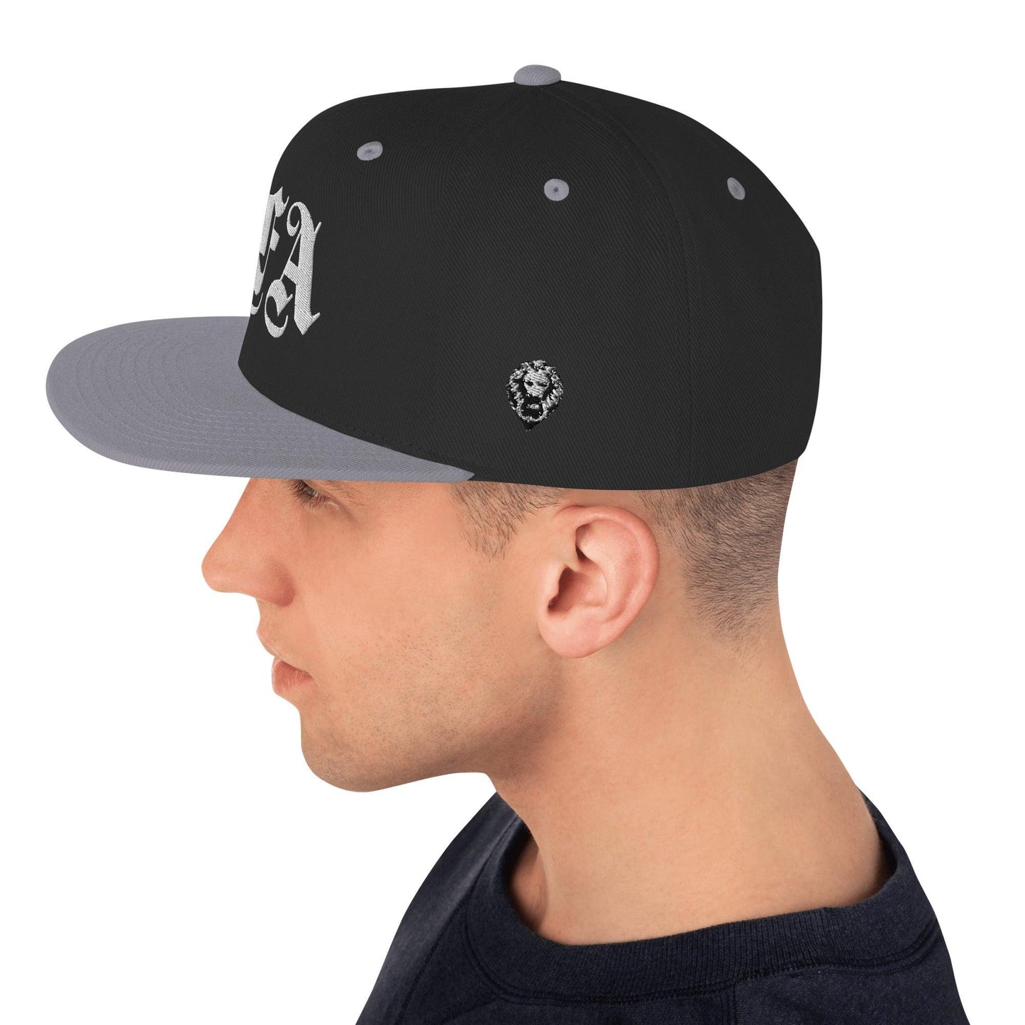 NFA Embroidered Puff Snapback - NO FIXED ABODE Punkrock Mens Luxury Streetwear UK