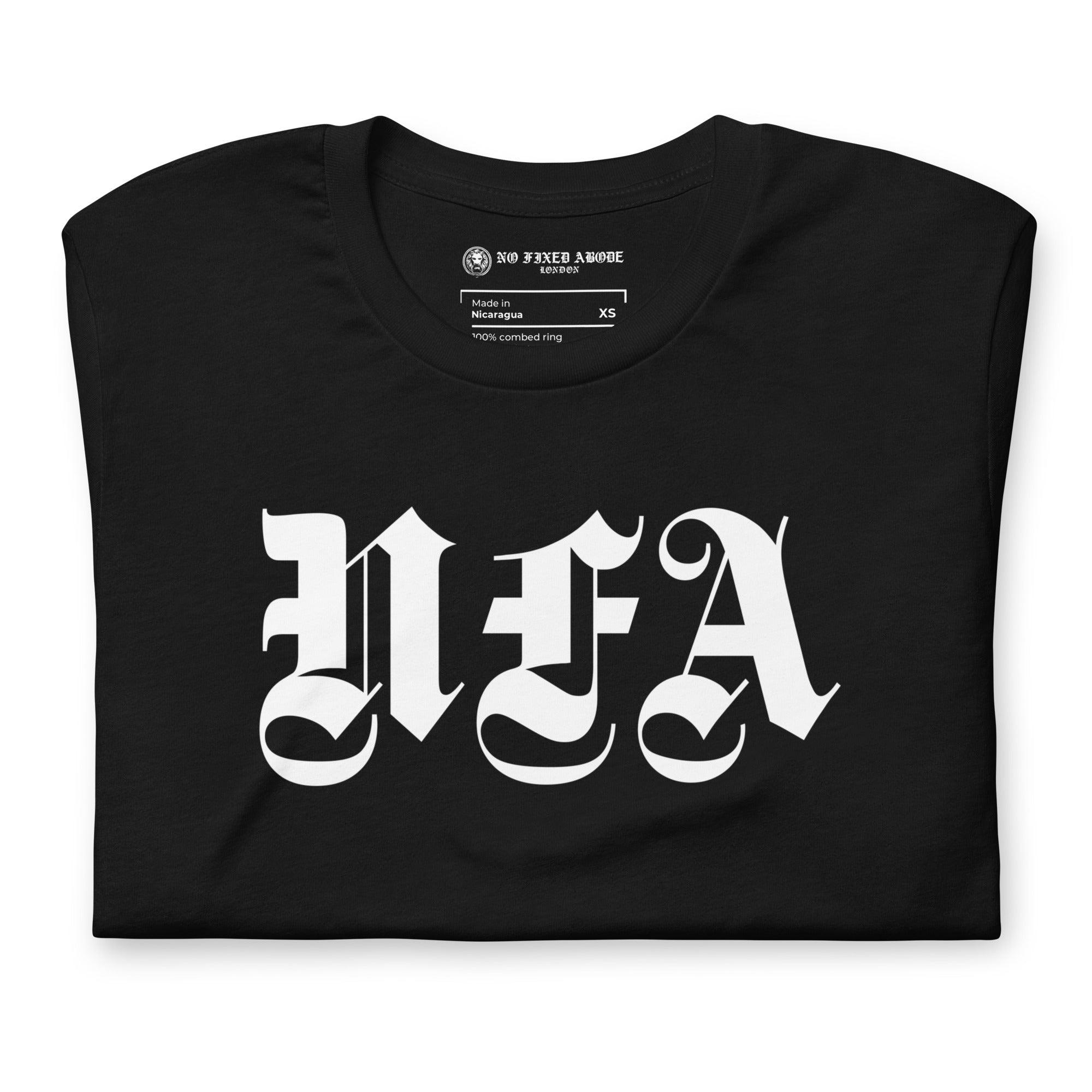 NFA t-shirt - NO FIXED ABODE Punkrock Mens Luxury Streetwear UK
