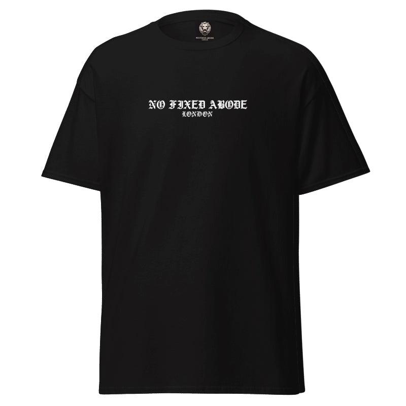 No Fixed Abode London T-Shirt - NO FIXED ABODE Punkrock Mens Luxury Streetwear UK
