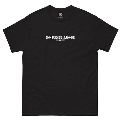 No Fixed Abode London T-Shirt - NO FIXED ABODE Punkrock Mens Luxury Streetwear UK