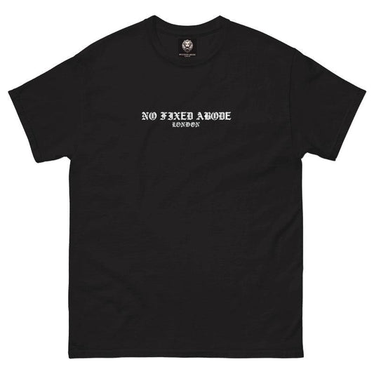 No Fixed Abode London T-Shirt - NO FIXED ABODE Punkrock Mens Luxury Streetwear UK