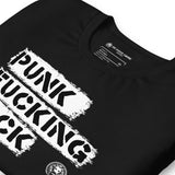 Punk Fucking Rock T-shirt - NO FIXED ABODE Punkrock Mens Luxury Streetwear UK