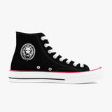 Black - Lion High-Top Canvas Shoes