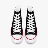 Black - Lion High-Top Canvas Shoes
