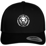 No Fixed Abode Embroidered Cap Vintage Retro Trucker Cap Black