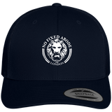 No Fixed Abode Embroidered Cap Vintage Retro Trucker Navy Cap