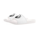 Sliders Sandals - White Designer Streetwear Mens Womens Footwear Summer No Fixed abode 3/4 view