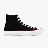 Black - Lion High-Top Canvas Shoes
