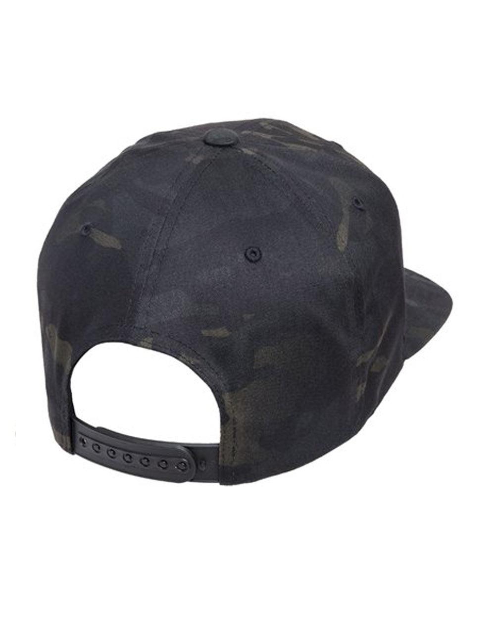 Black Camo NFA Embroidery Snapback - NO FIXED ABODE Punkrock Mens Luxury Streetwear UK