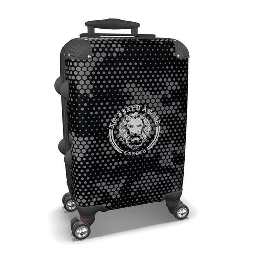Camo Grey Lion Suitcase - NO FIXED ABODE Punkrock Mens Luxury Streetwear UK