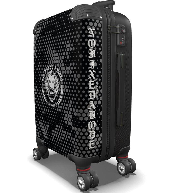 Camo Grey Lion Suitcase - NO FIXED ABODE Punkrock Mens Luxury Streetwear UK