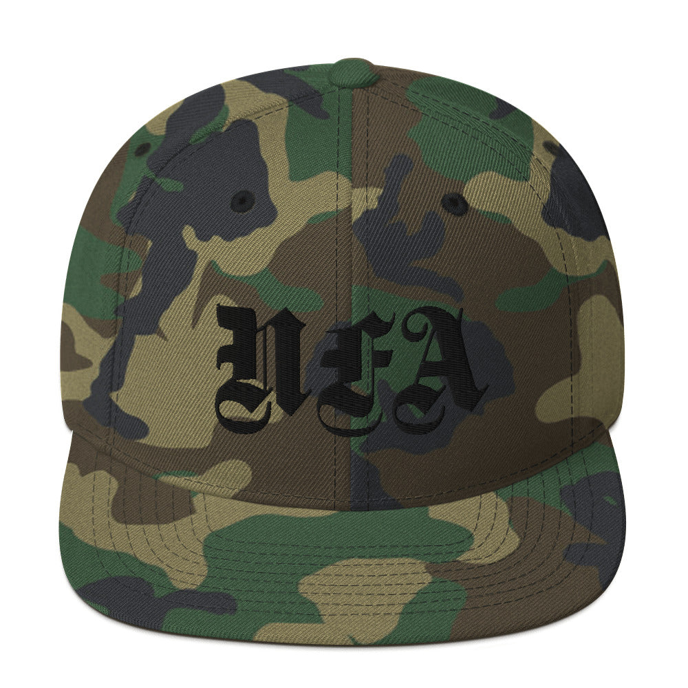 NFA Green Snapback Camo Hat