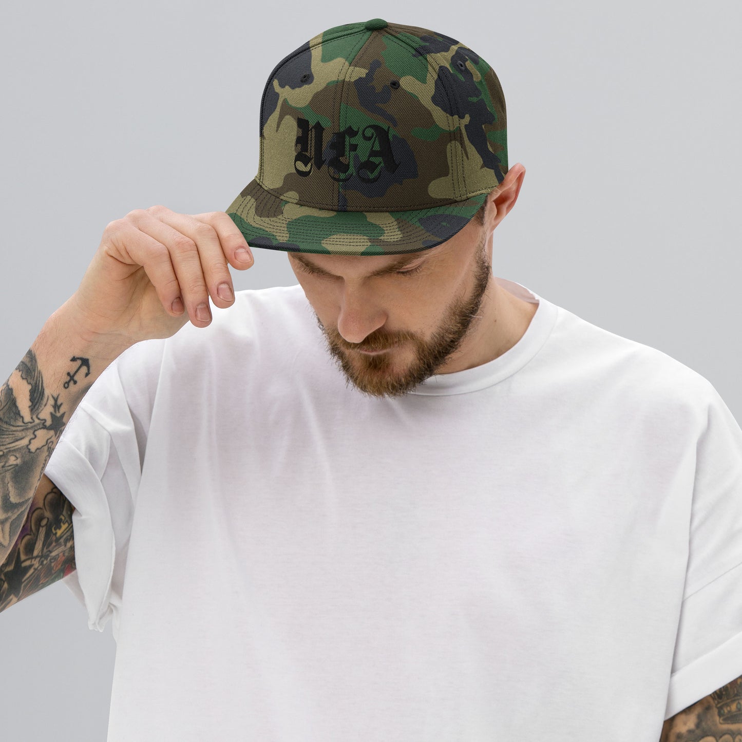 NFA Green Snapback Camo Hat