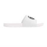 Sliders Sandals - White Designer Streetwear Mens Womens Footwear Summer No Fixed abode side 