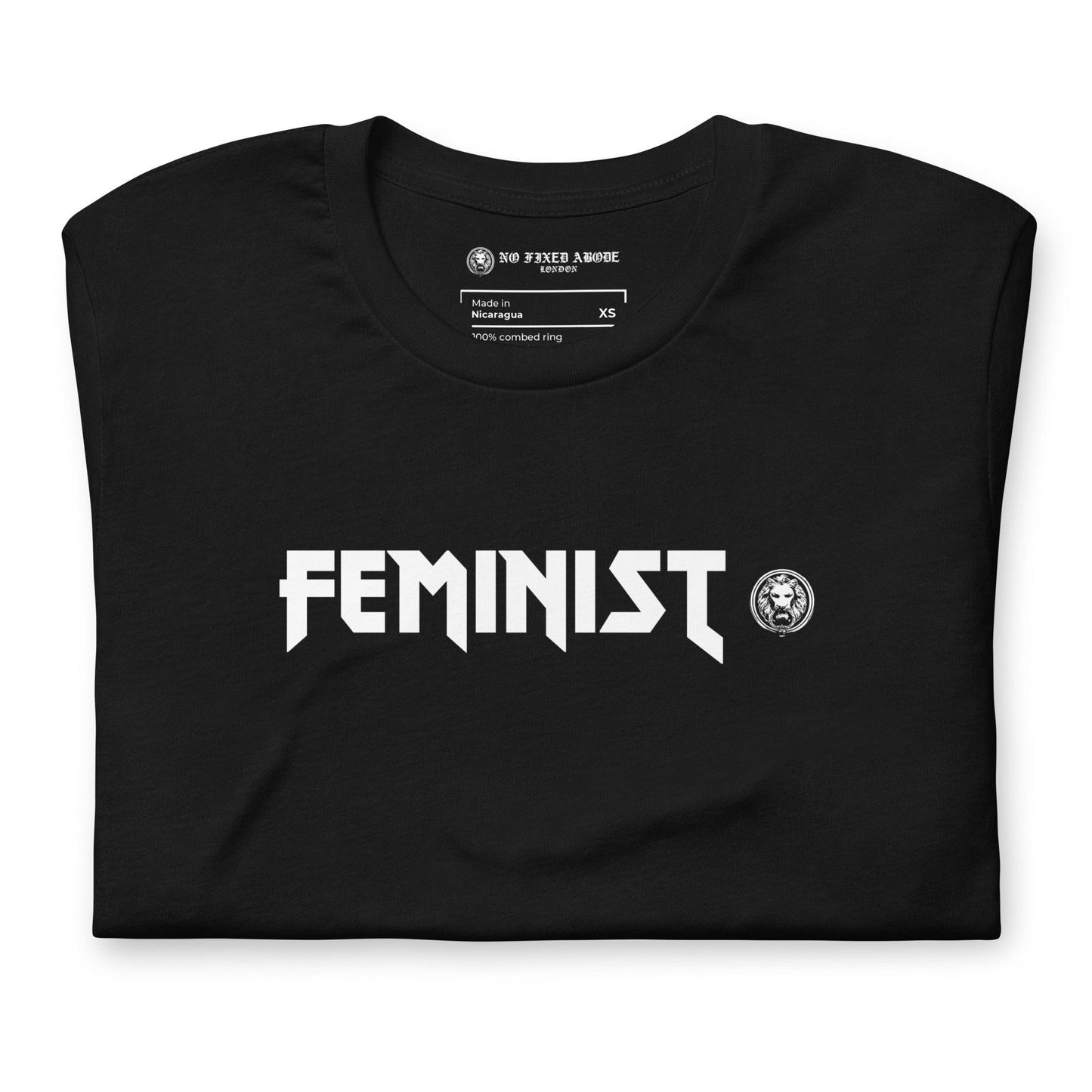 Feminist t-shirt - NO FIXED ABODE Punkrock Mens Luxury Streetwear UK