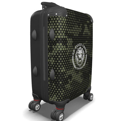 Green Camo Lion Suitcase - NO FIXED ABODE Punkrock Mens Luxury Streetwear UK