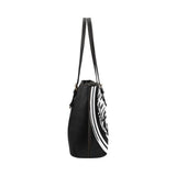 Lion Large Black PU Leather Tote Bag,Bags,NO FIXED ABODE,[uk],[luxury_streetwear],[free_shipping]