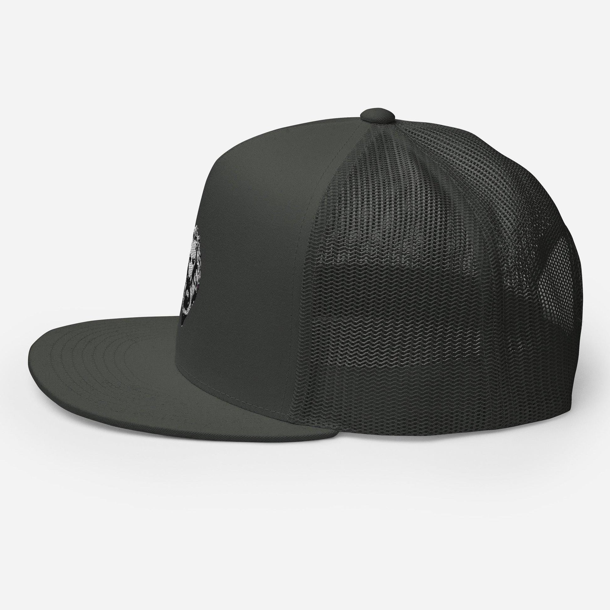Lion Trucker Cap - NO FIXED ABODE Punkrock Mens Luxury Streetwear UK