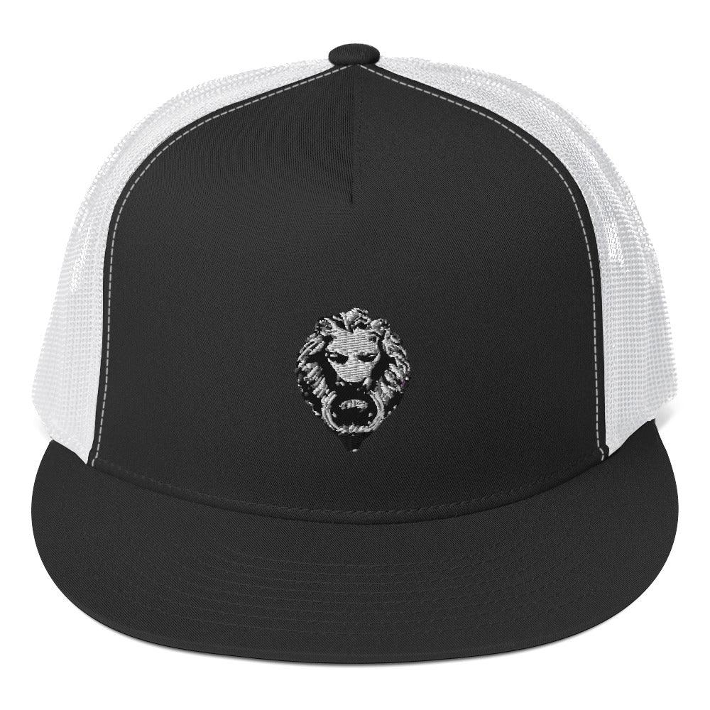 Lion Trucker Cap - NO FIXED ABODE Punkrock Mens Luxury Streetwear UK
