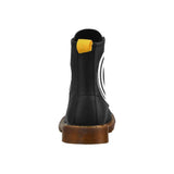 Mens Large Black & White Lion Lace up Boots,Footwear,NO FIXED ABODE,[uk],[luxury_streetwear],[free_shipping]