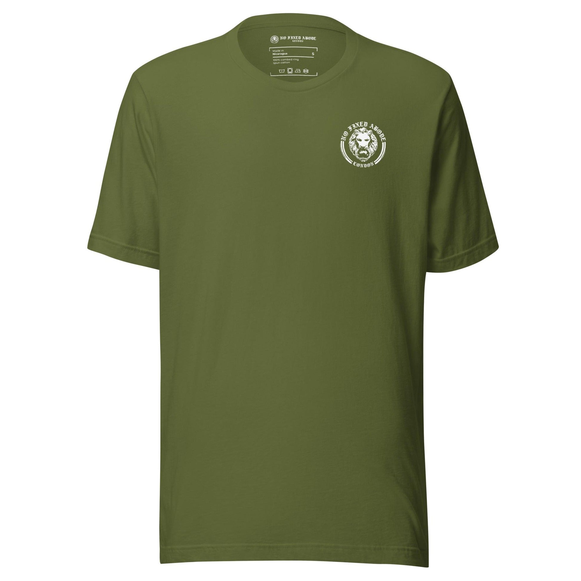 NFA Back t-shirt - NO FIXED ABODE Punkrock Mens Luxury Streetwear UK