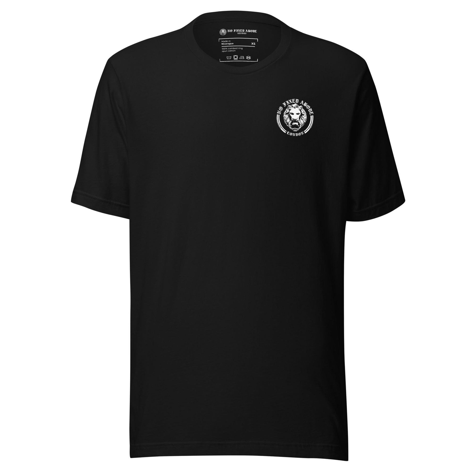 NFA Back t-shirt - NO FIXED ABODE Punkrock Mens Luxury Streetwear UK