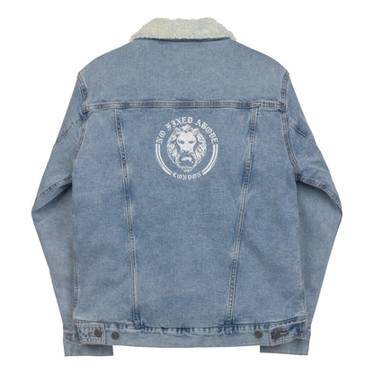 NFA Denim Sherpa Jacket - NO FIXED ABODE Punkrock Mens Luxury Streetwear UK
