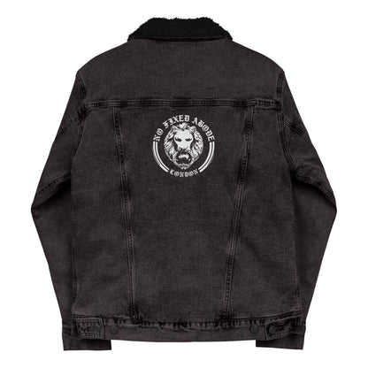 NFA Denim Sherpa Jacket - NO FIXED ABODE Punkrock Mens Luxury Streetwear UK