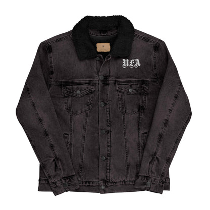 NFA Denim Sherpa Jacket - NO FIXED ABODE Punkrock Mens Luxury Streetwear UK