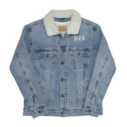 NFA Denim Sherpa Jacket - NO FIXED ABODE Punkrock Mens Luxury Streetwear UK
