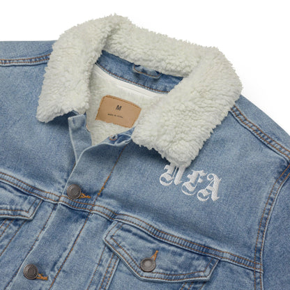 NFA Denim Sherpa Jacket - NO FIXED ABODE Punkrock Mens Luxury Streetwear UK