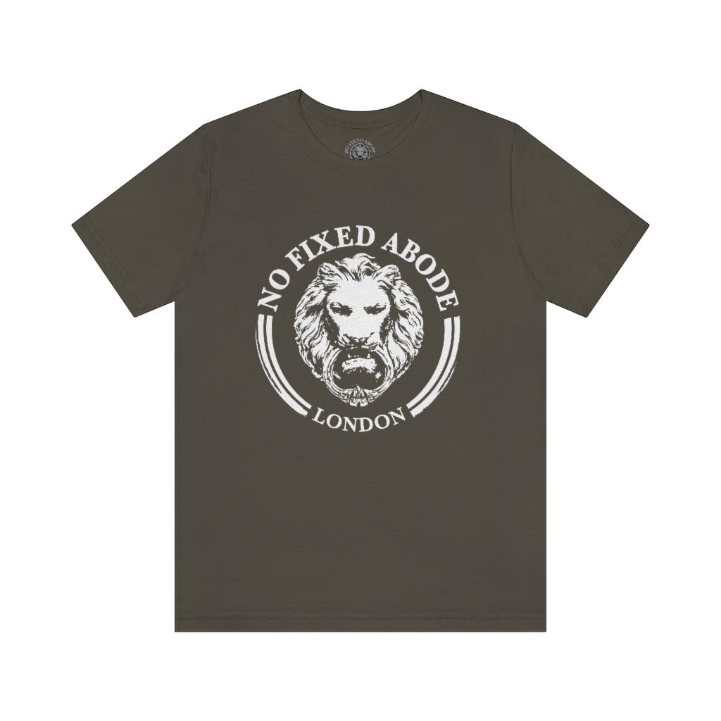 NFA Lion T-Shirt - NO FIXED ABODE Punkrock Mens Luxury Streetwear UK